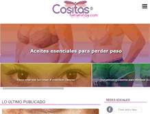 Tablet Screenshot of cositasfemeninas.com